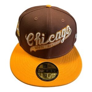 Chicago White Sox New Era 59Fifty Fitted 7 3/4 Tiramisu Embroidered Brown